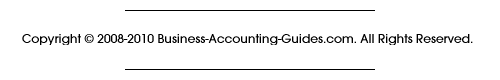 footer for small business accounting page